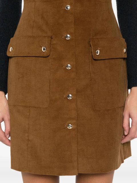 Maje round-neck sleeveless dress - Brown