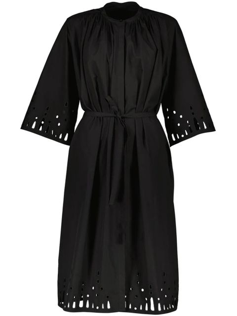 Yves Salomon poplin midi dress - Black - zdjęcie produktu nr 1
