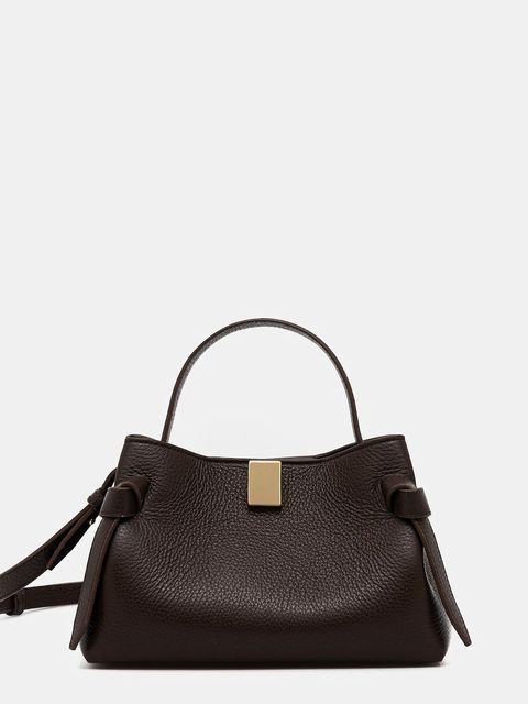 Yuzefi torebka zamszowa GYOZA kolor brązowy YUZCO-HB-MGZ-L038 - zdjęcie produktu nr 1