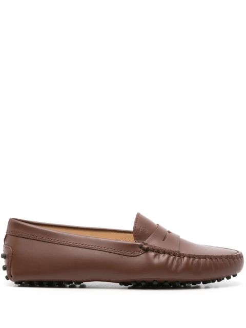 Tod's penny slot leather loafers - Brown - zdjęcie produktu nr 1