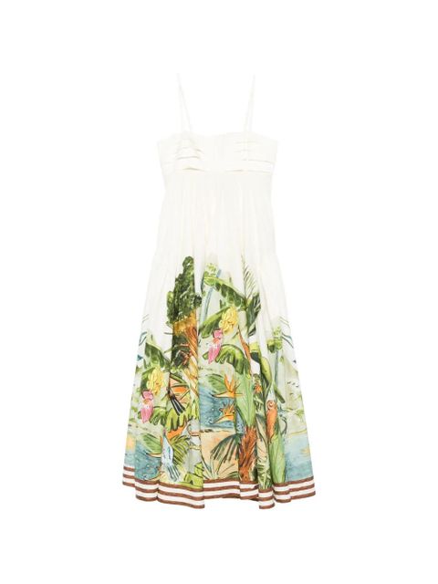 ALEMAIS Toucan Tango maxi dress - Neutrals - zdjęcie produktu nr 1