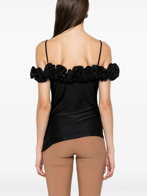 Coperni ruffled top - Black