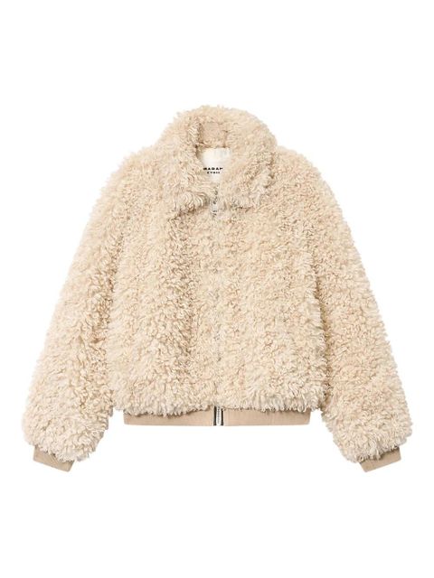 MARANT ÉTOILE Tayma ribbed jacket - Neutrals - zdjęcie produktu nr 1