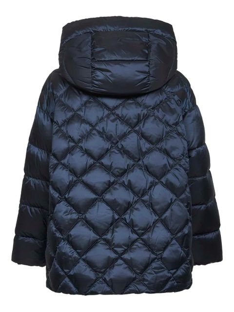 Max Mara SOFTFE quilted hooded coat - Blue - zdjęcie produktu nr 2