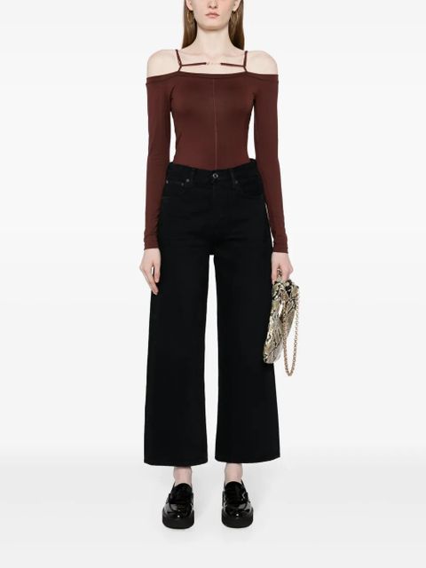 AGOLDE Ren Jean high-rise cropped jeans - Black - zdjęcie produktu nr 2