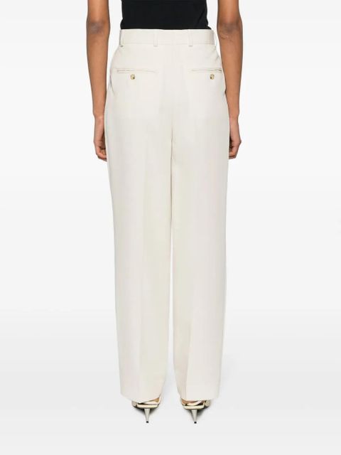 TOTEME double-pleated tailored trousers - Neutrals