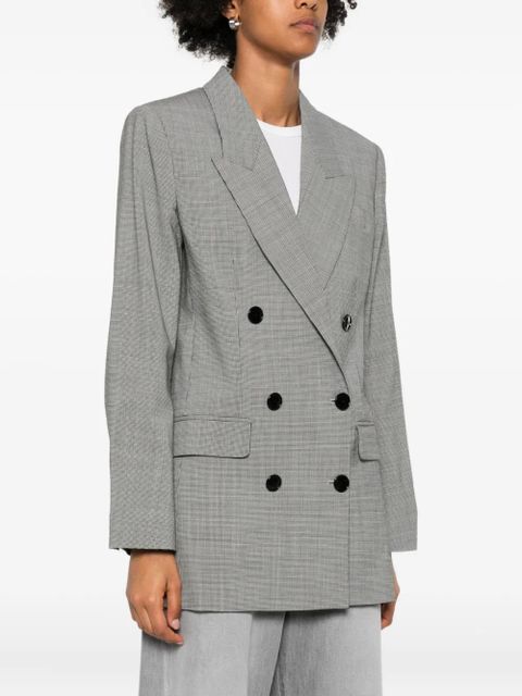 MARANT ÉTOILE checked double-breasted jacket - Grey - zdjęcie produktu nr 2