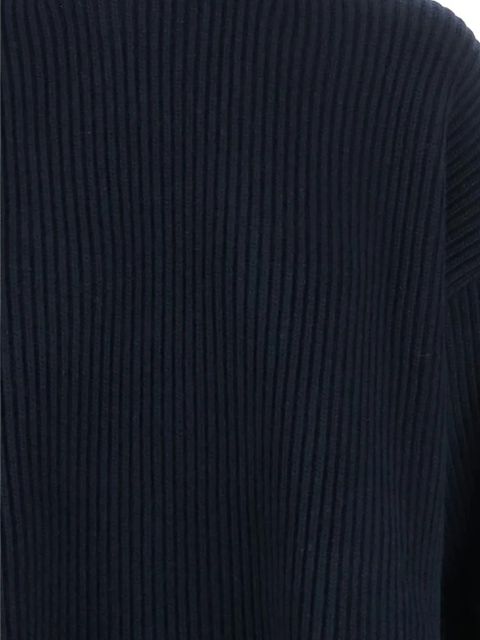 Jil Sander ribbed crewneck sweater - Blue - zdjęcie produktu nr 2