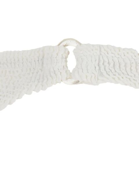 Hunza G Misty pearly-hoop bikini - White