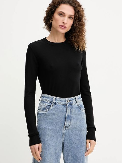 Silvian Heach sweter LETALO damski kolor czarny lekki GPA25038MA - zdjęcie produktu nr 1