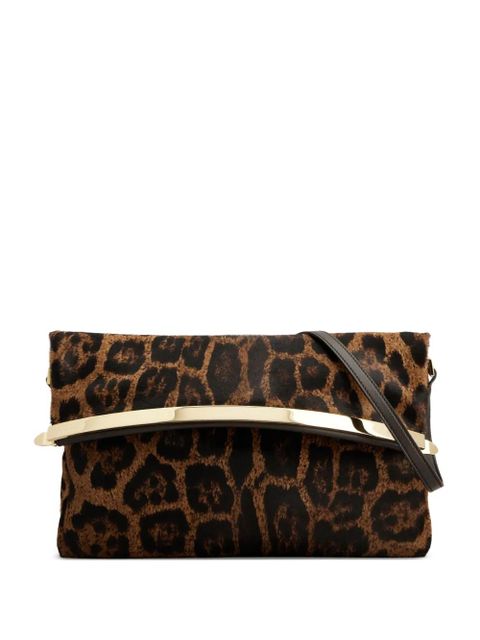 Tod's animal-print cutch bag - Brown - zdjęcie produktu nr 1