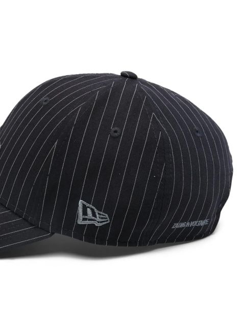 Zadig&Voltaire x New Era 9FORTY pinstripe logo cap - Blue
