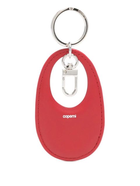 Coperni Swipe oval-frame keyring - Red - zdjęcie produktu nr 1