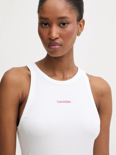 Calvin Klein Underwear piżama damska kolor biały LV00QS7580