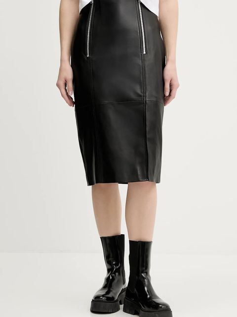 HUGO spódnica skórzana Leomira - zdjęcie produktu nr 1