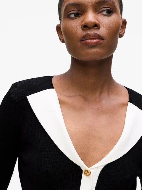 Karl Lagerfeld sukienka kolor czarny midi dopasowana A4W13025