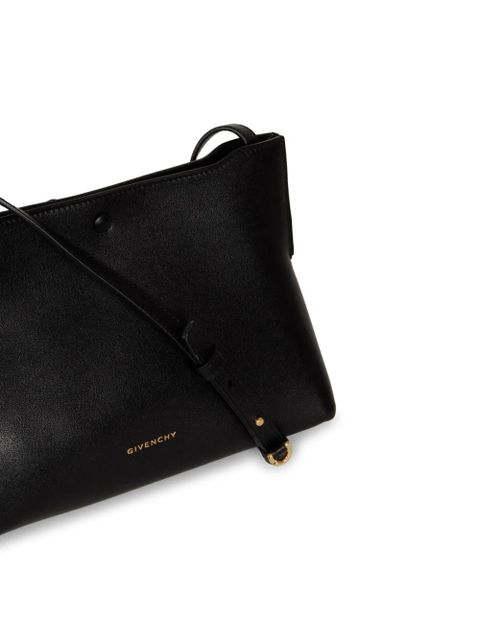 Givenchy logo-lettering shoulder bag - Black