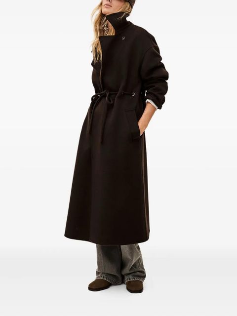 Ba&Sh Kate tie-waist coat - Brown