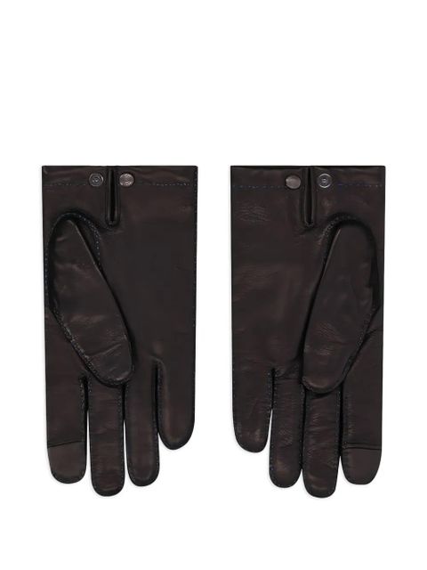 Longchamp topstitch gloves - Black - zdjęcie produktu nr 2