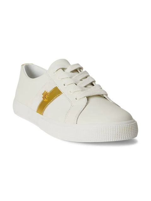 Lauren Ralph Lauren Janson II sneakersy damskie skórzane - zdjęcie produktu nr 1