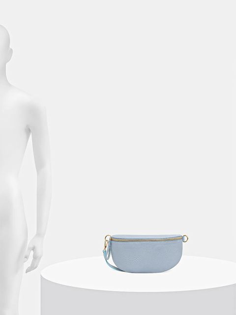 Answear.LAB nerka skórzana kolor niebieski