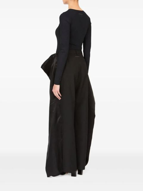 MM6 Maison Margiela panelled trousers - Black