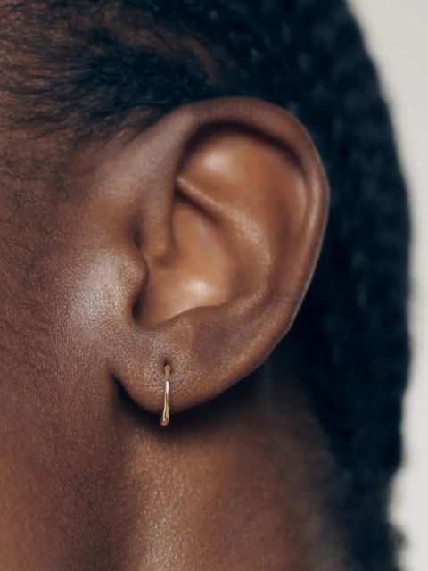 Monica Vinader 14kt yellow gold Mini Siren Muse earrings