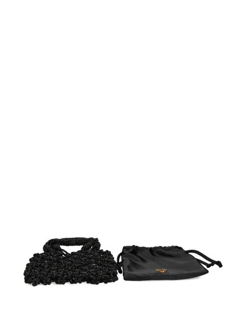 PINKO knotted shoulder bag - Black