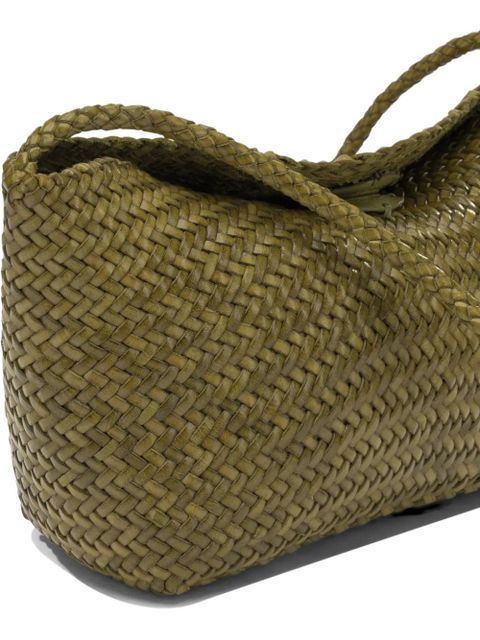 DRAGON DIFFUSION Corsina woven shoulder bag - Green