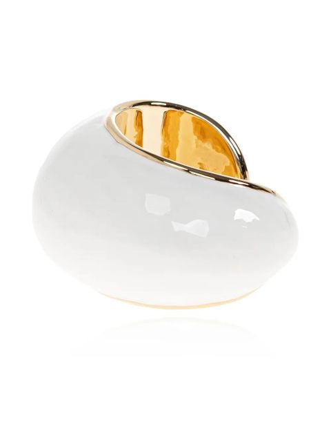 Jacquemus Raisin sculptural cuff bracelets - White