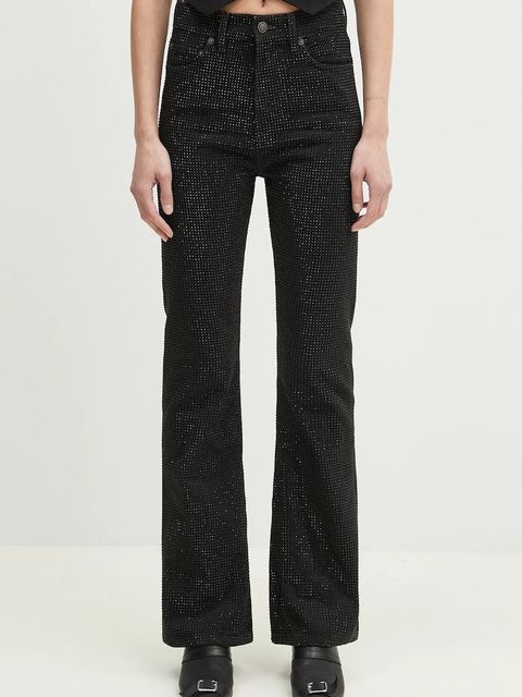 Fiorucci jeansy Rhinestone Flared damskie high waist U02SPDJE083DN01DN05 - zdjęcie produktu nr 1