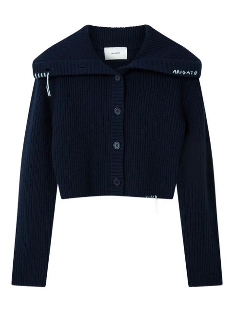 Axel Arigato Celine ribbed cardigan - Blue - zdjęcie produktu nr 1