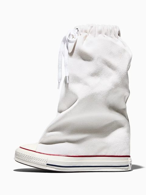 Converse trampki Converse x Vaquera Chuck Taylor All Star Wedge X-HI kolor biały A17686C