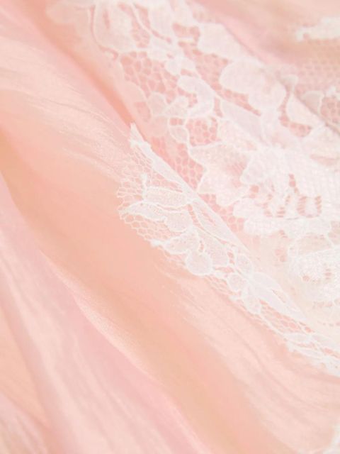 Aje Ophelia lace-trimmed tiered maxi dress - White - zdjęcie produktu nr 2