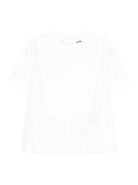 Jil Sander short-sleeve blouse - White - zdjęcie produktu nr 1
