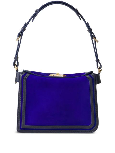 Lanvin turnlock goat skin shoulder bag - Blue - zdjęcie produktu nr 1