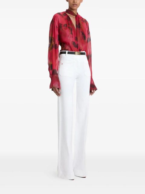 Victoria Beckham floral-print blouse - Pink - zdjęcie produktu nr 2