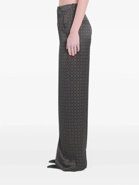 Saint Laurent patterned trousers - Grey