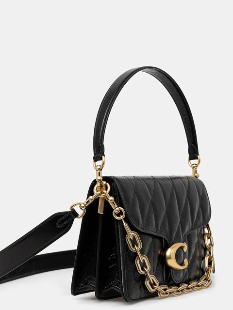 Coach torebka skórzana Chain Tabby Shoulder Bag With Quilting - zdjęcie produktu nr 2