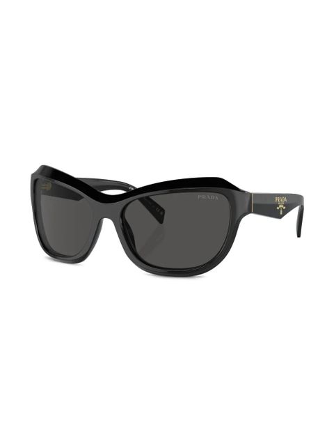 Prada Eyewear PR A27S oversize-frame sunglasses - Black - zdjęcie produktu nr 2