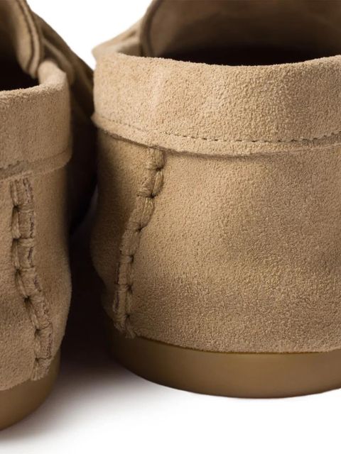 Miu Miu suede loafers - Neutrals