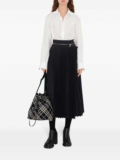 Burberry medium Check bucket bag - Black - zdjęcie produktu nr 2