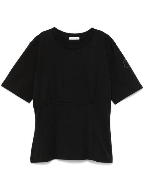 Moncler logo-embellished T-shirt - Black - zdjęcie produktu nr 1