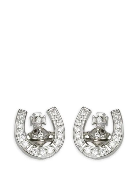 Vivienne Westwood horseshoe embellished earrings - Silver - zdjęcie produktu nr 1