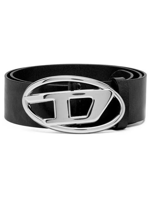 Diesel 1DR logo-buckle belt - Black - zdjęcie produktu nr 1