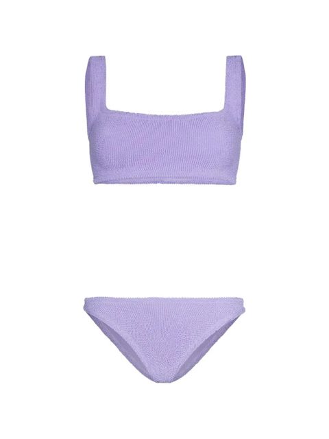 Hunza G Xandra shirred bikini - Purple - zdjęcie produktu nr 1