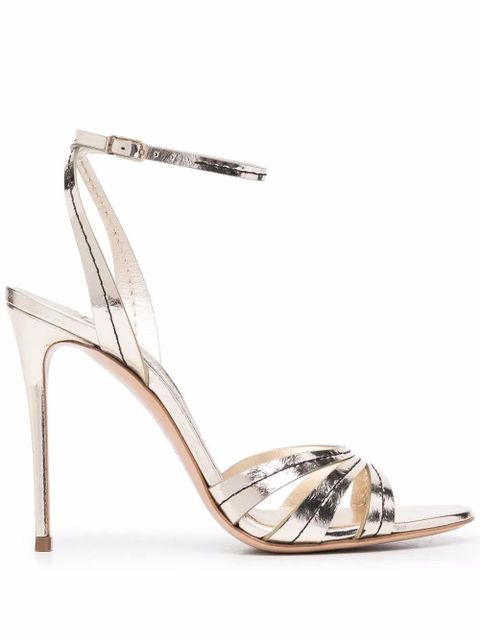 Casadei Julia 115mm strappy sandals - Gold - zdjęcie produktu nr 1