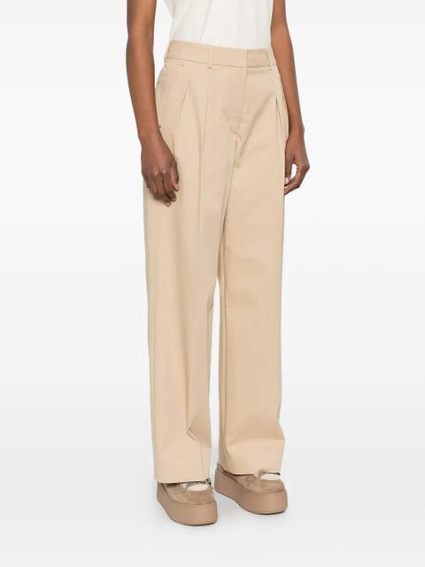 Moncler pleated trousers - Neutrals