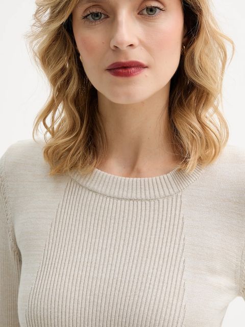 G-Star sweter 0 damski kolor beżowy lekki D27170.C259