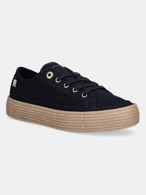 Tommy Hilfiger tenisówki VULC ESPADRILLE SNEAKER kolor granatowy FW0FW08404 - zdjęcie produktu nr 1